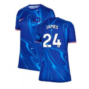 Chelsea Reece James #24 Domaci Dres za Ženska 2024-25 Kratak Rukavima